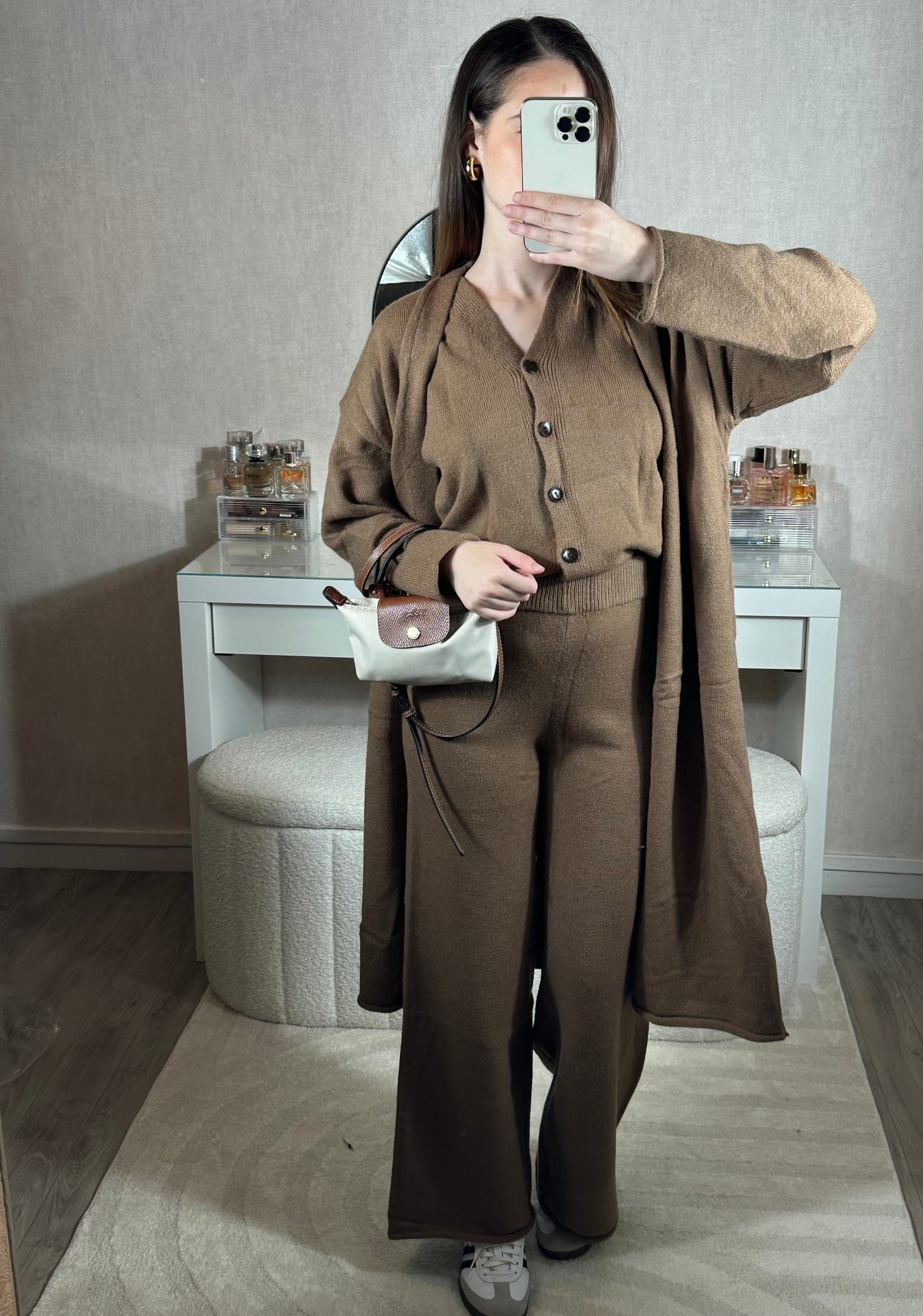 Ensemble Lina marron