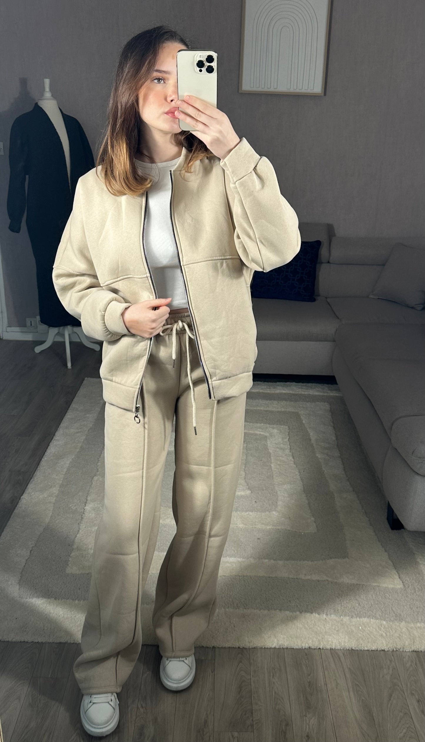 Ensemble beige