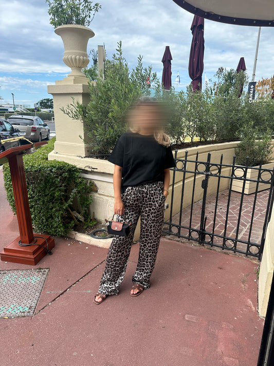 Pantalon léopard