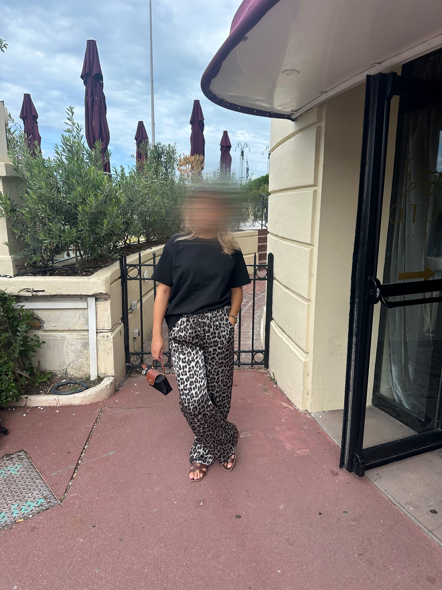Pantalon léopard